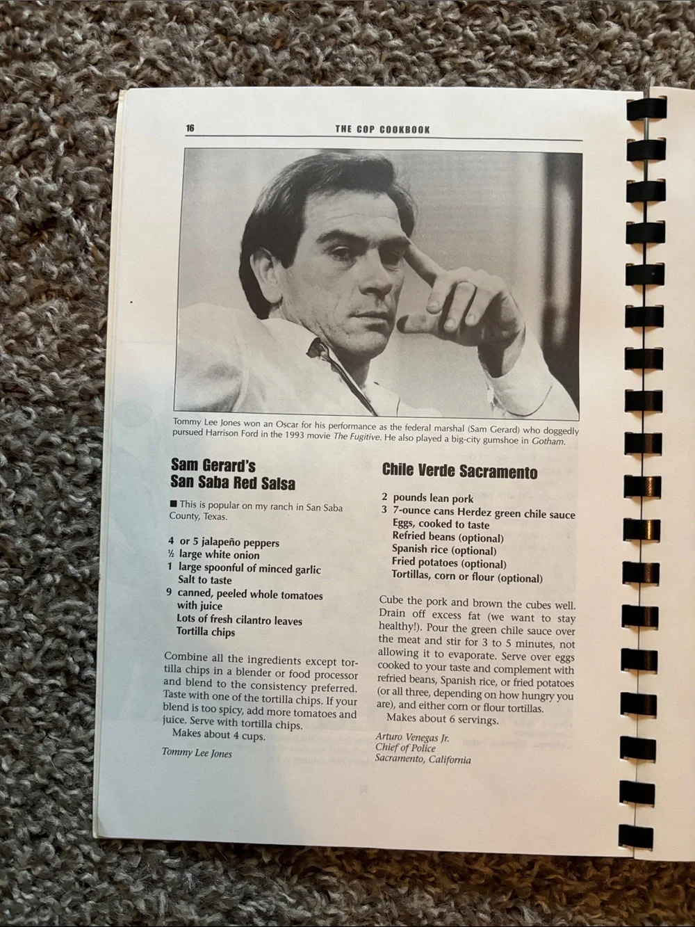 The Cop Cookbook used good shape
